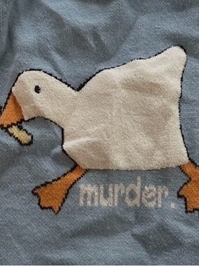 Aelfric Eden Fun Blue Sweater with White Duck!